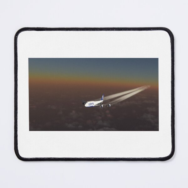 Item preview, Sabena Boeing 747 contrails designed and sold by Golden Hour Aeronauts.