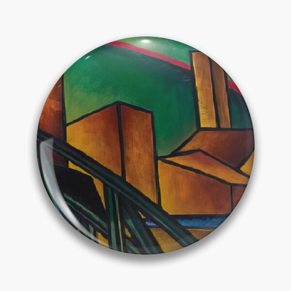 Item preview, Landscape With Bridge At Óbuda Hajogyar Laszlo Moholy Nagy designed and sold by meldefiart.