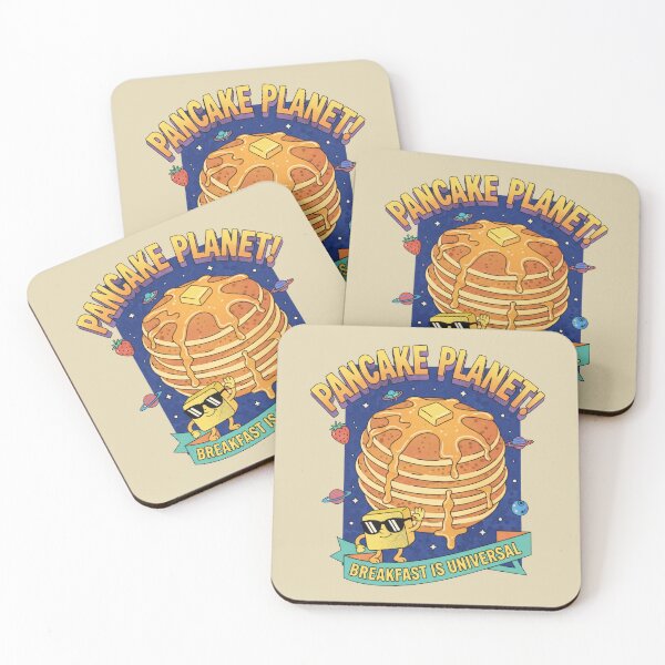 Item preview, Pancake Planet! Breakfast is Universal Space Art designed and sold by AwesomeBeyondLimits.