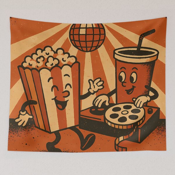Item preview, Vintage Movie Theater Snacks Gang dance music designed and sold by Cine8.