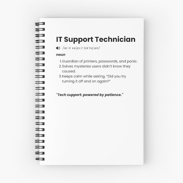 Item preview, IT Support Technician Definition | Funny Tech Support Gift for IT Pros designed and sold by Yuli Club.