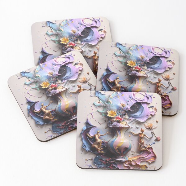 Item preview, Floral Currents in a Surreal Dance  designed and sold by Jlbcartgallery.