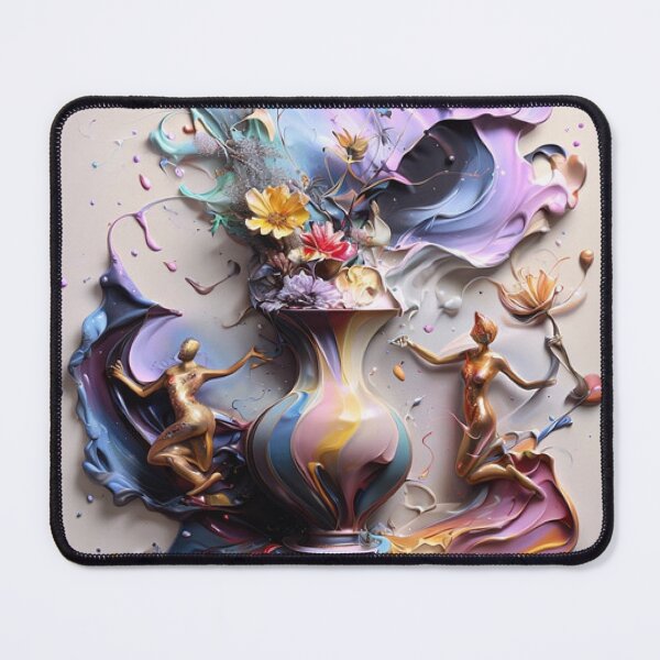 Item preview, Floral Currents in a Surreal Dance designed and sold by Jlbcartgallery.