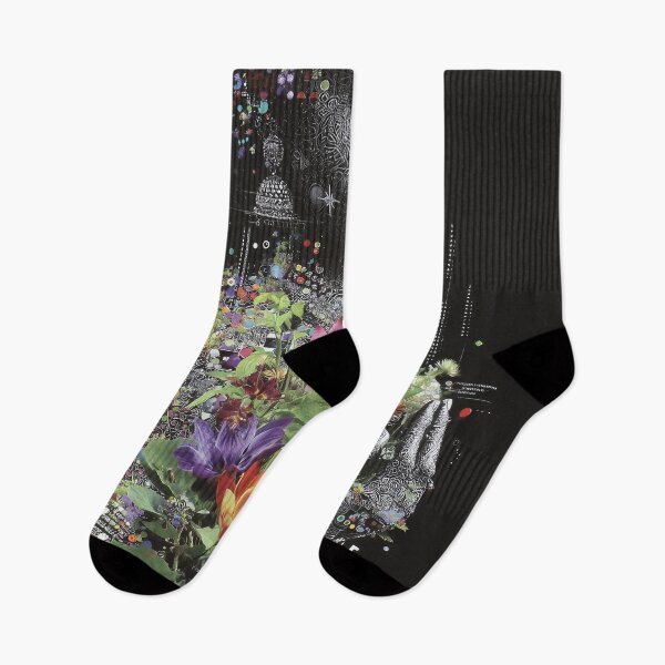 Item preview, Cyber Bloom – Surreal Tech-Human Portrait with Floral Offering designed and sold by Mystikos Art.