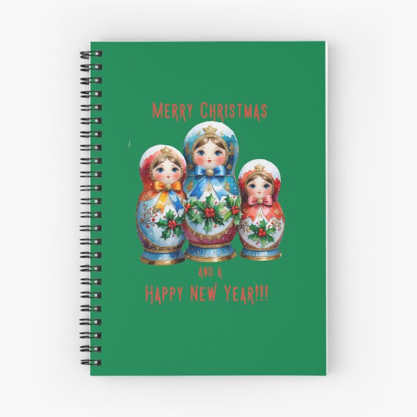 Item preview, Christmas Matryoshka Dolls – Festive Russian Nesting Doll Holiday Art - GREEN designed and sold by PAPIRO SIGLO XXI.