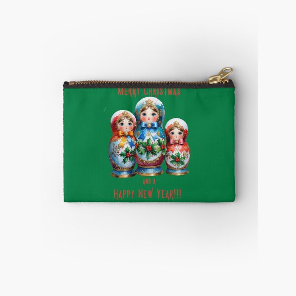 Item preview, Christmas Matryoshka Dolls – Festive Russian Nesting Doll Holiday Art - GREEN designed and sold by PAPIRO SIGLO XXI.