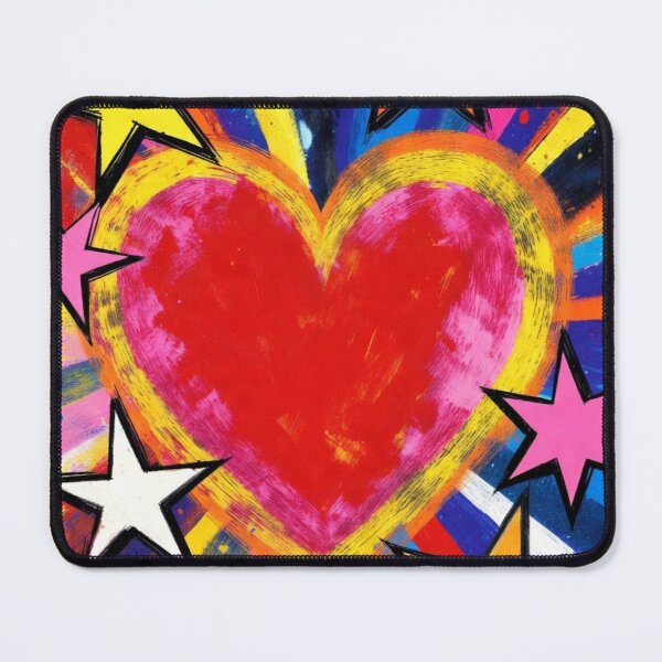 Item preview, Heart star design designed and sold by JLeonardoArt.
