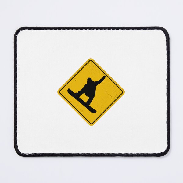 Item preview, Caution Snowboarder Crossing Sign designed and sold by coolcreativeco.