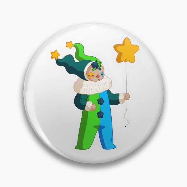Item preview, Clown with his balloon designed and sold by ithinkimblueart.