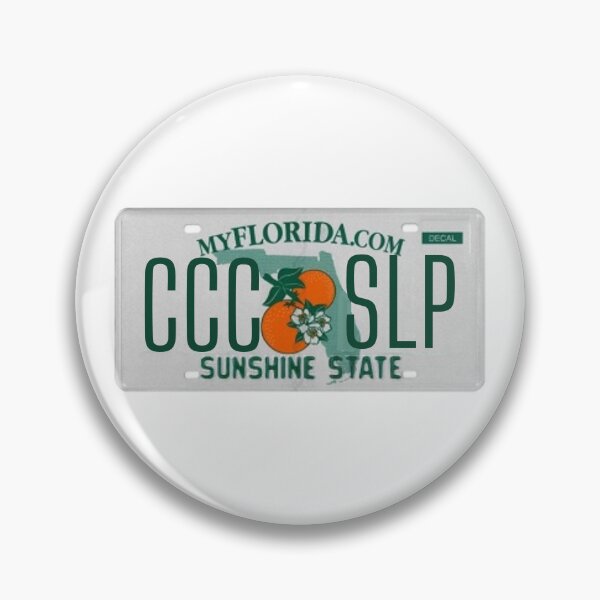 Item preview, CCC SLP Florida License Plate designed and sold by bellaabreu.