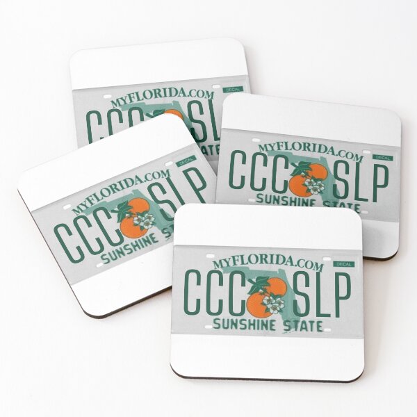 Item preview, CCC SLP Florida License Plate designed and sold by bellaabreu.