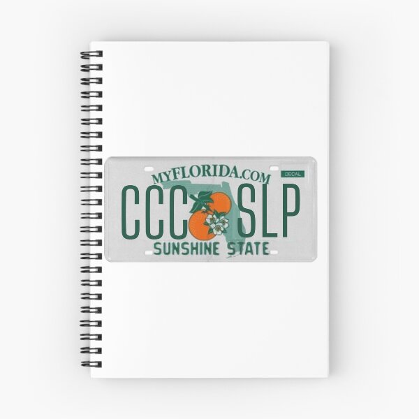 Item preview, CCC SLP Florida License Plate designed and sold by bellaabreu.