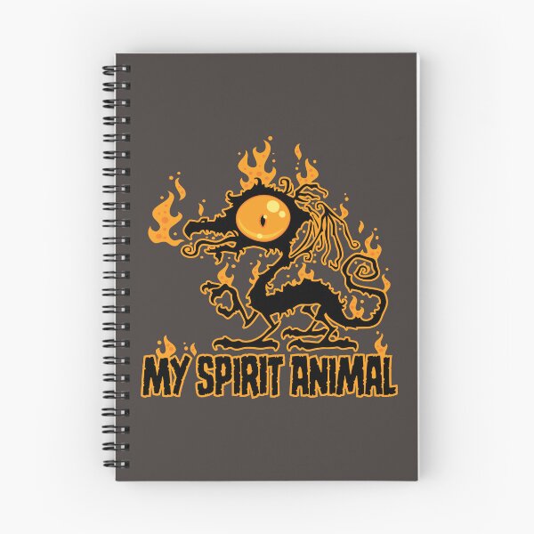Item preview, Fiery Crispy Dragon Spirit Animal designed and sold by fizzgig.