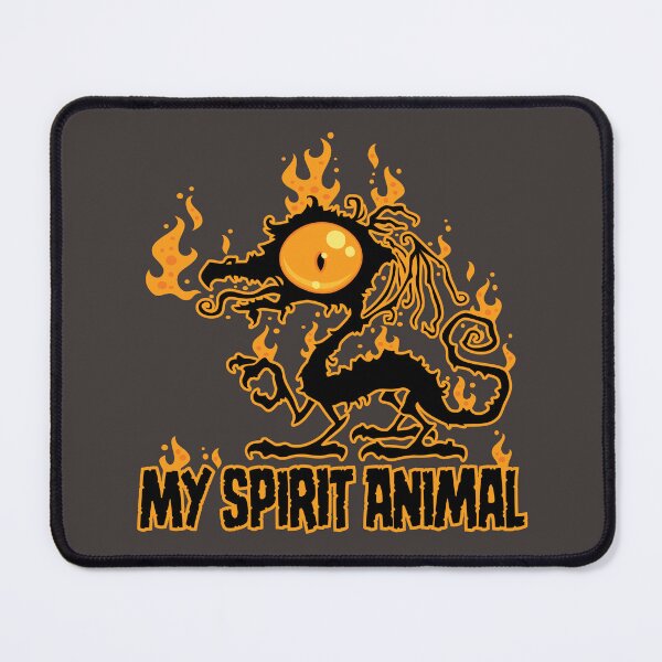 Item preview, Fiery Crispy Dragon Spirit Animal designed and sold by fizzgig.