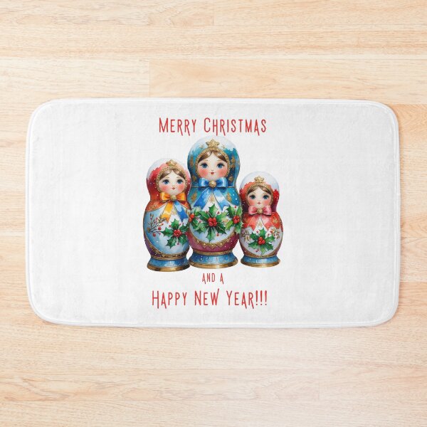 Item preview, Christmas Matryoshka Dolls – Festive Russian Nesting Doll Holiday Art designed and sold by PAPIRO SIGLO XXI.