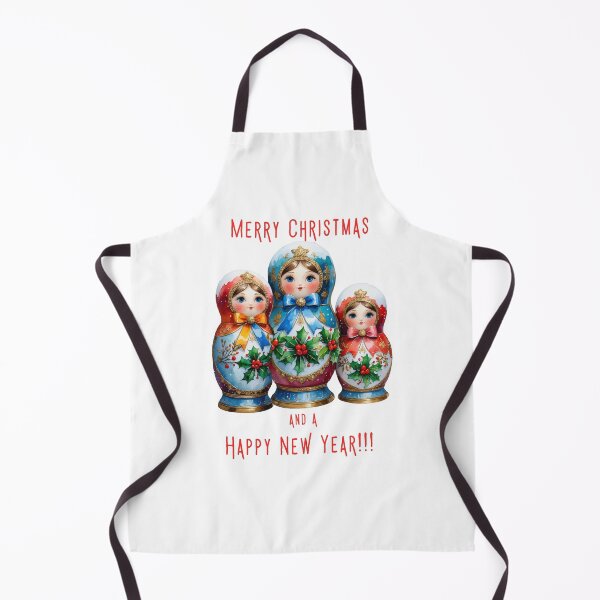 Item preview, Christmas Matryoshka Dolls – Festive Russian Nesting Doll Holiday Art designed and sold by PAPIRO SIGLO XXI.