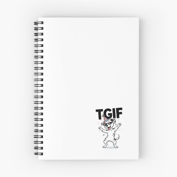 Item preview, TGIF Dalmatian Party Dog Sticker designed and sold by Chill-Dogs.