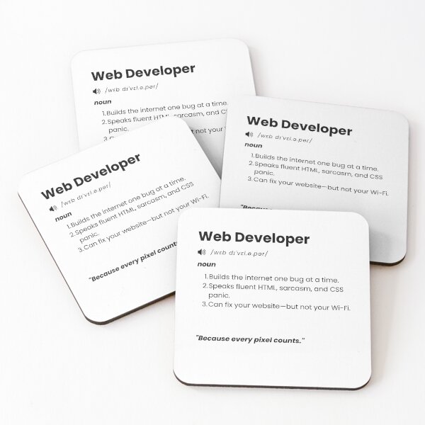 Item preview, Web Developer Definition | Funny Tech Gift for Coders & Designers designed and sold by Yuli Club.