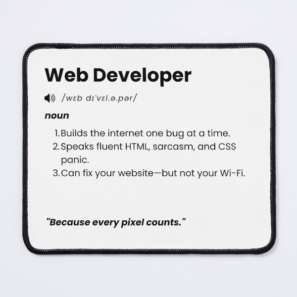 Item preview, Web Developer Definition | Funny Tech Gift for Coders & Designers designed and sold by Yuli Club.
