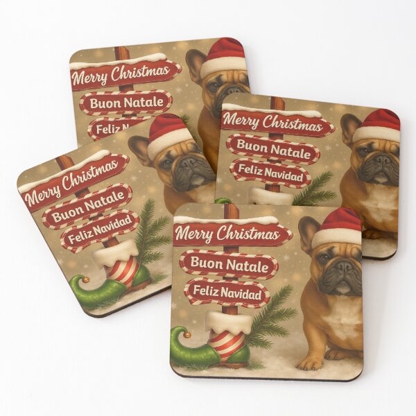 Item preview, French Bulldog Christmas Sign Fun designed and sold by GivingJoy.