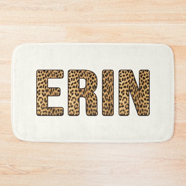 Item preview, Erin Name Leopard Print designed and sold by Jeallan Designs.