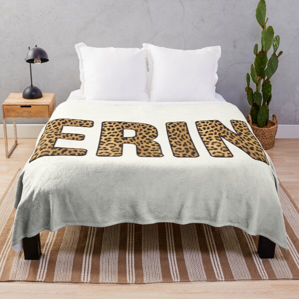 Item preview, Erin Name Leopard Print designed and sold by Jeallan Designs.