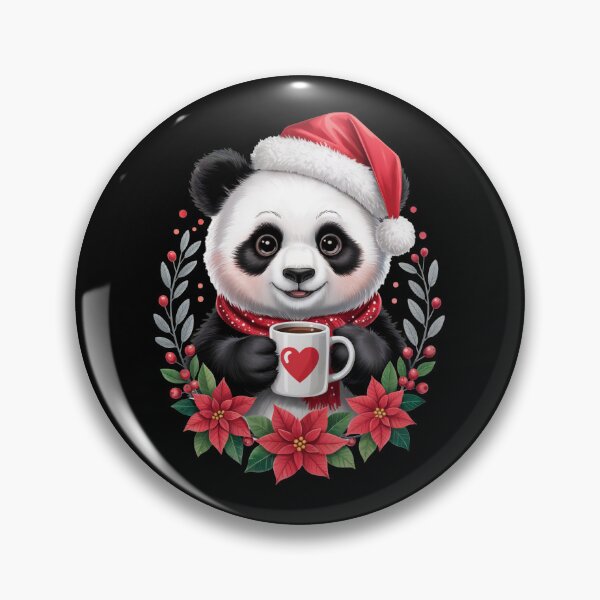 Item preview, Panda in Chrisntas Santa Hat designed and sold by jkrphoto.