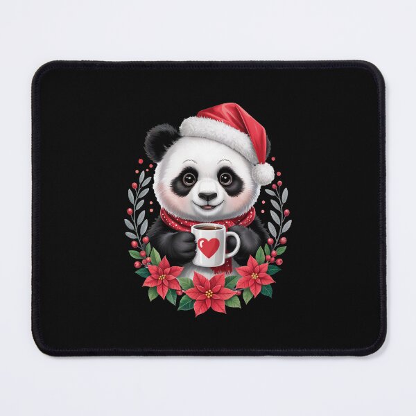 Item preview, Panda in Chrisntas Santa Hat designed and sold by jkrphoto.