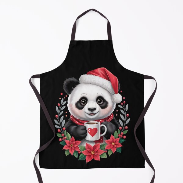 Item preview, Panda in Chrisntas Santa Hat designed and sold by jkrphoto.