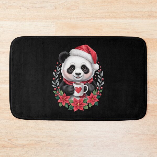 Item preview, Panda in Chrisntas Santa Hat designed and sold by jkrphoto.