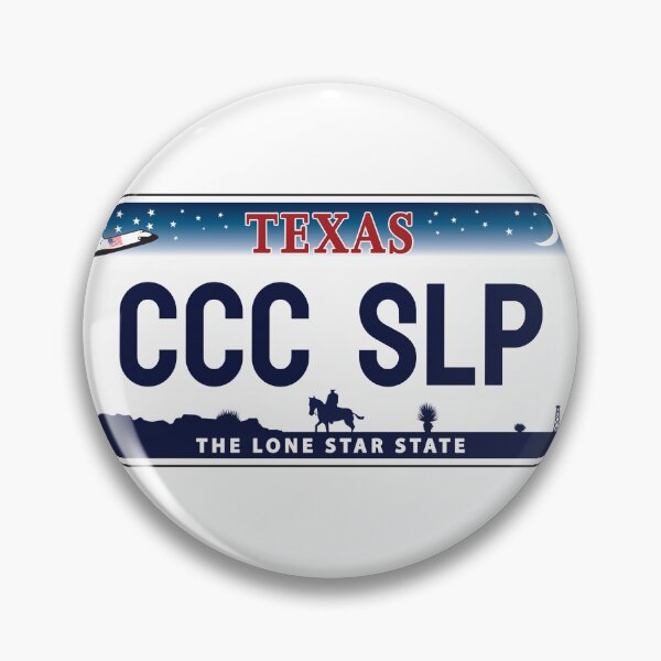 Item preview, CCC SLP Texas License Plate designed and sold by bellaabreu.