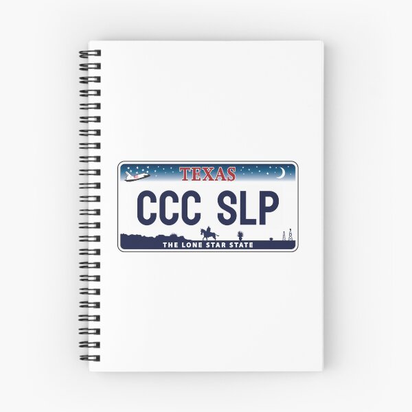 Item preview, CCC SLP Texas License Plate designed and sold by bellaabreu.
