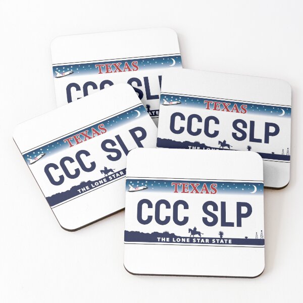 Item preview, CCC SLP Texas License Plate designed and sold by bellaabreu.