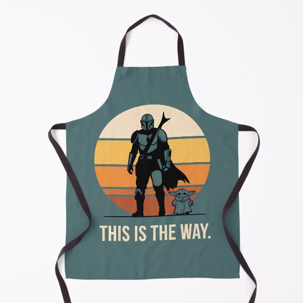 Item preview, This Is The Way Retro Sunset Space Bounty Hunter designed and sold by ruidaniel.