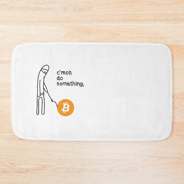 Item preview, C'mon do Something - Bitcoin Quote designed and sold by CyberRex.