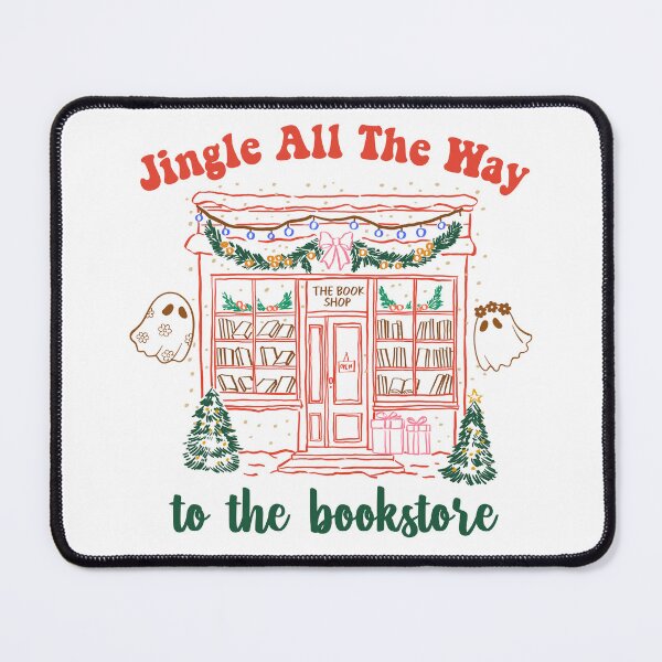 Item preview, Jingle all the way to the bookstore designed and sold by stellacreates.