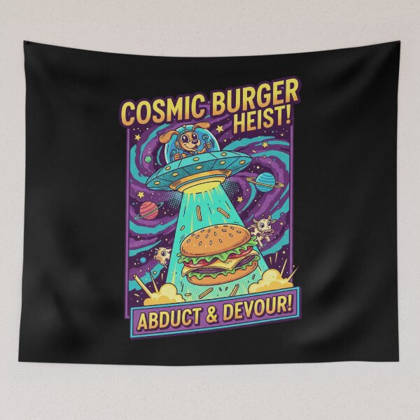 Item preview, Cosmic Burger Heist!  designed and sold by AwesomeBeyondLimits.