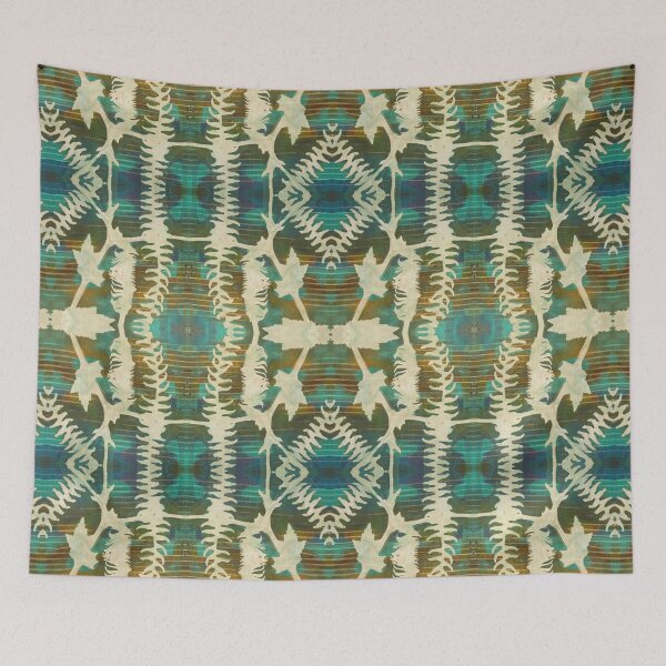 Item preview, Negative Space Monoprint Pattern designed and sold by vallisrowe.