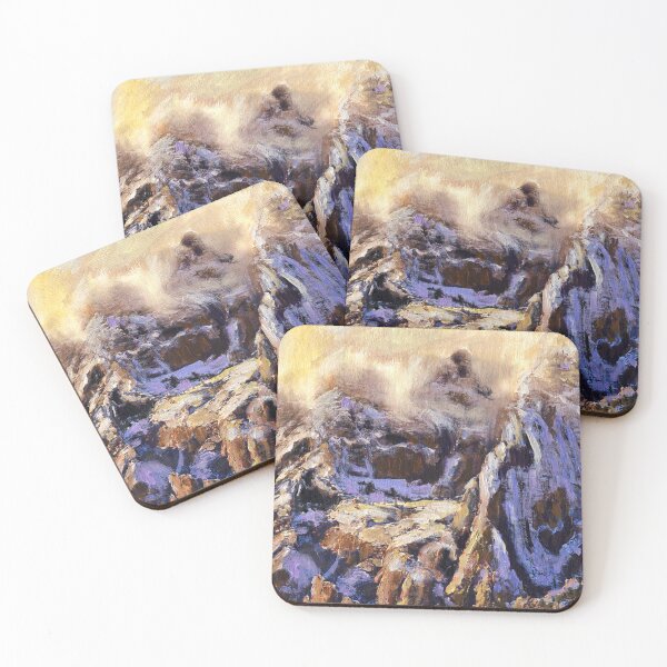 Item preview, Red Rock Snow Squall designed and sold by Randy Sprout Fine Art.