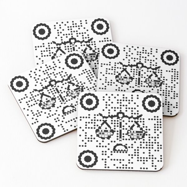 Item preview, Libra Auto-Updating Horoscope QR Code | Daily Astrology Sticker designed and sold by Chroma Artis.