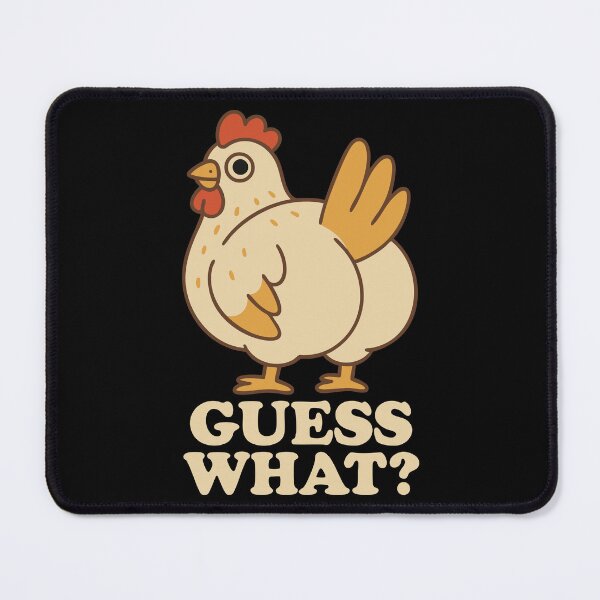 Item preview, Chicken Butt Joke Illustration designed and sold by Victor Shadehorn.