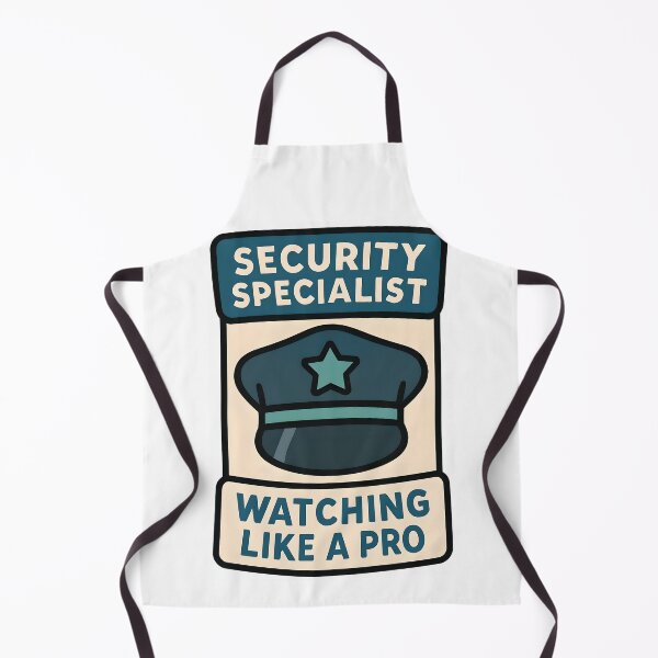 Item preview, Security specialist watching like a pro designed and sold by TeeTimeTreasure.