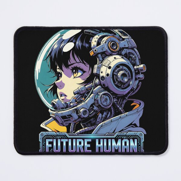 Item preview, FUTURE HUMAN: Transhumanism Cyborg Anime Pilot Sci-Fi Art designed and sold by Standing Wave Studio.