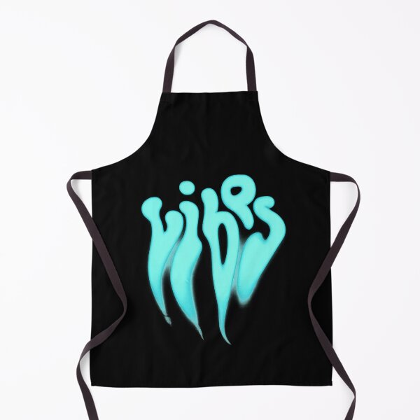 Item preview, Aqua Glow “Vibes” Aesthetic Typography Design designed and sold by TeeHatch.