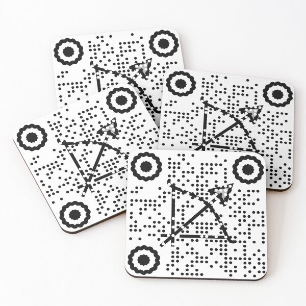 Item preview, Sagittarius Auto-Updating Horoscope QR Code | Daily Astrology Sticker designed and sold by Chroma Artis.