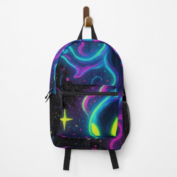 Item preview, Neon Cosmic Trickster – Vibrant Urban Street Art Character designed and sold by kastabembe.