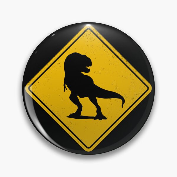 Item preview, Caution T-Rex Crossing Sign designed and sold by coolcreativeco.