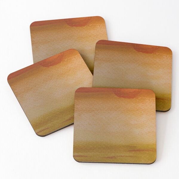 Item preview, Heat Haze desert scene - original watercolor designed and sold by fishpressink.
