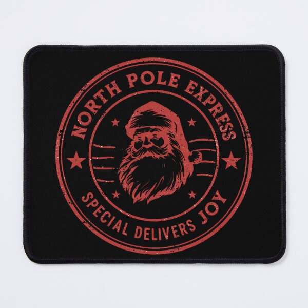 Item preview, Santa’s Air Mail Stamp Retro “North Pole Express” 6 designed and sold by Neon G.