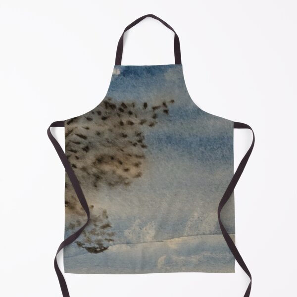 Item preview, Murmuration, starlings in flight- original watercolor designed and sold by fishpressink.
